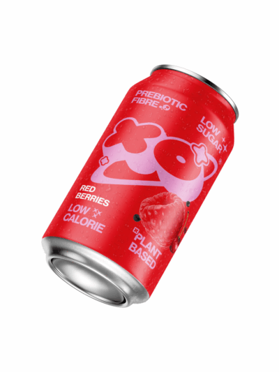 XO Πρεβιοτικό Ανθρακούχο Ποτό Κόκκινα Φρούτα (6 τμχ)