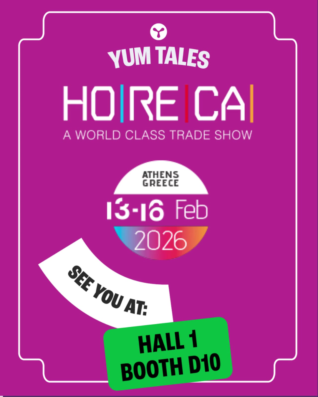 Η Yum Tales στη HORECA 2026